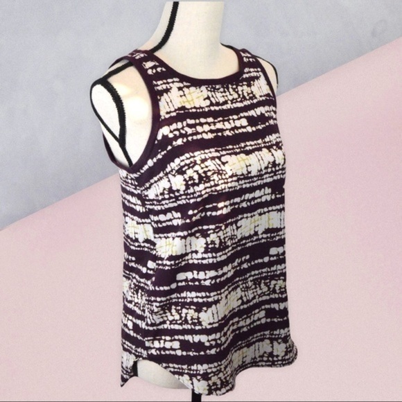 Mossimo Lightweight Abstract Print Tank, Size XS - Picture 1 of 8